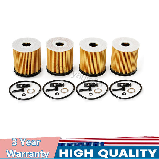4-piece oil filter kit for Kia Rio 1.6L engine, 2019-2020 new engines, with seal 26350-2M000