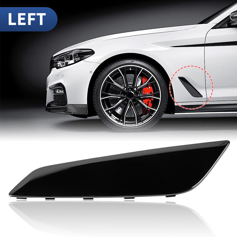 NEW Left Driver Side Fender Duct Trim Gloss Black For 2017-2020 for BMW G30 5 Series