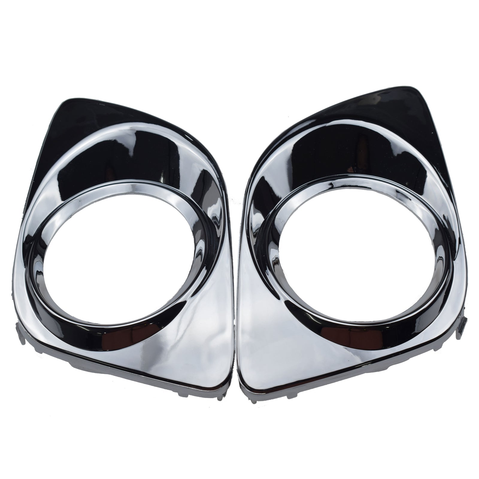 521270T010 Chrome Fog Light Trim Cover Pair Left Right for Toyota Venza