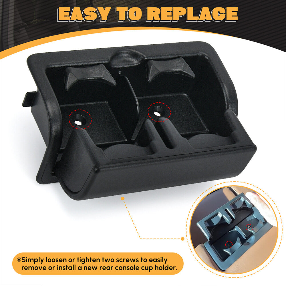 Rear Console Cup Holder Fit for Infiniti QX56 2012 2013 QX80 2014-18 Armada 2017-19
