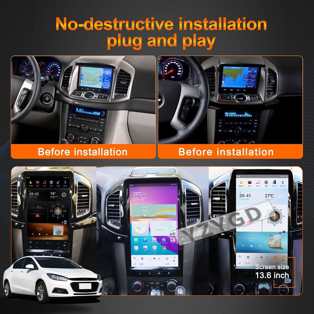 Android for Ford for Chevrolet Captiva 2013-17 CarPlay Car Radio Stereo Vedio Screen
