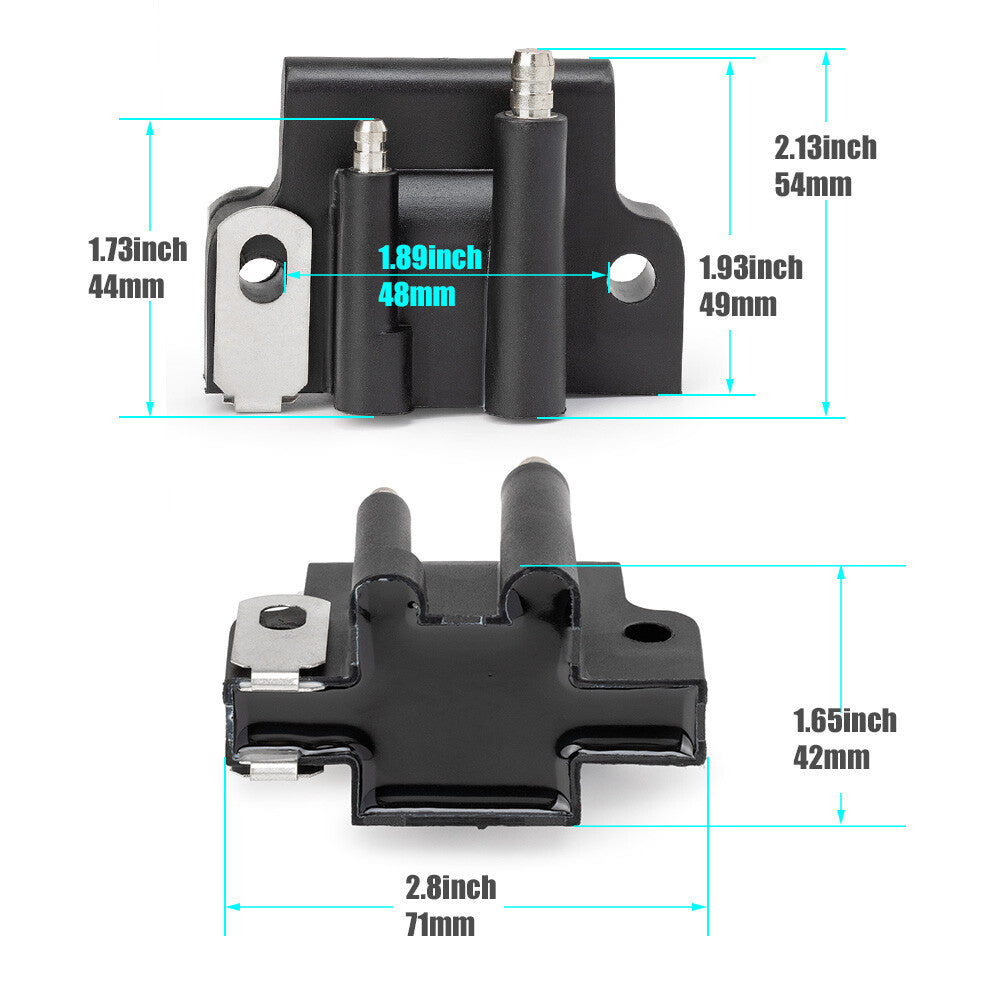One-piece ignition coil for Johnson Evinrude 582508 18-5179 183-2508 outboard engine.