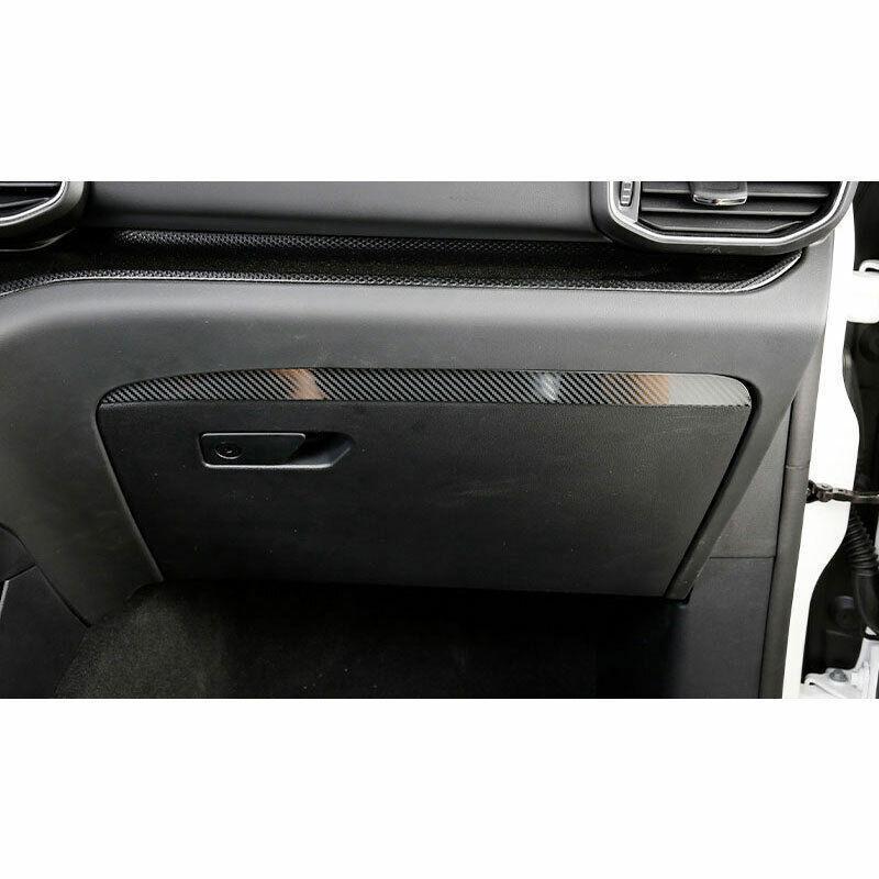 for Ford Explorer 2020-2022 Carbon Fiber Steel Console for Co -Pilot Strip Cover Trim