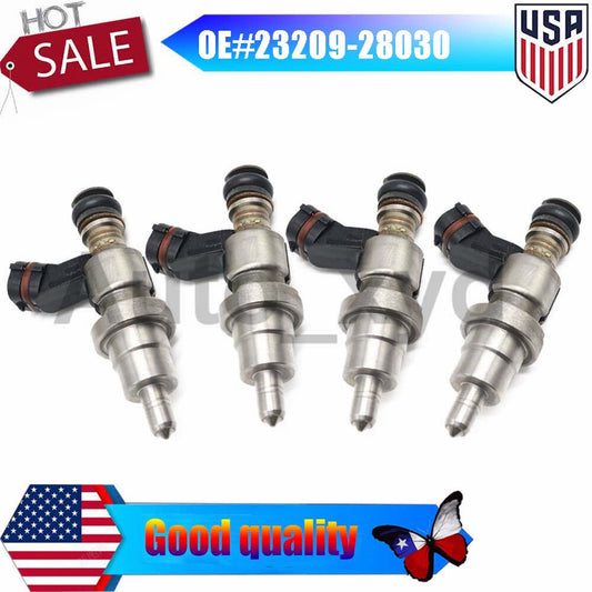 4-piece fuel injector 23209-28030 for Toyota Avensis Rav4 1AZ-FSE 2AZFSE D4 2.0L