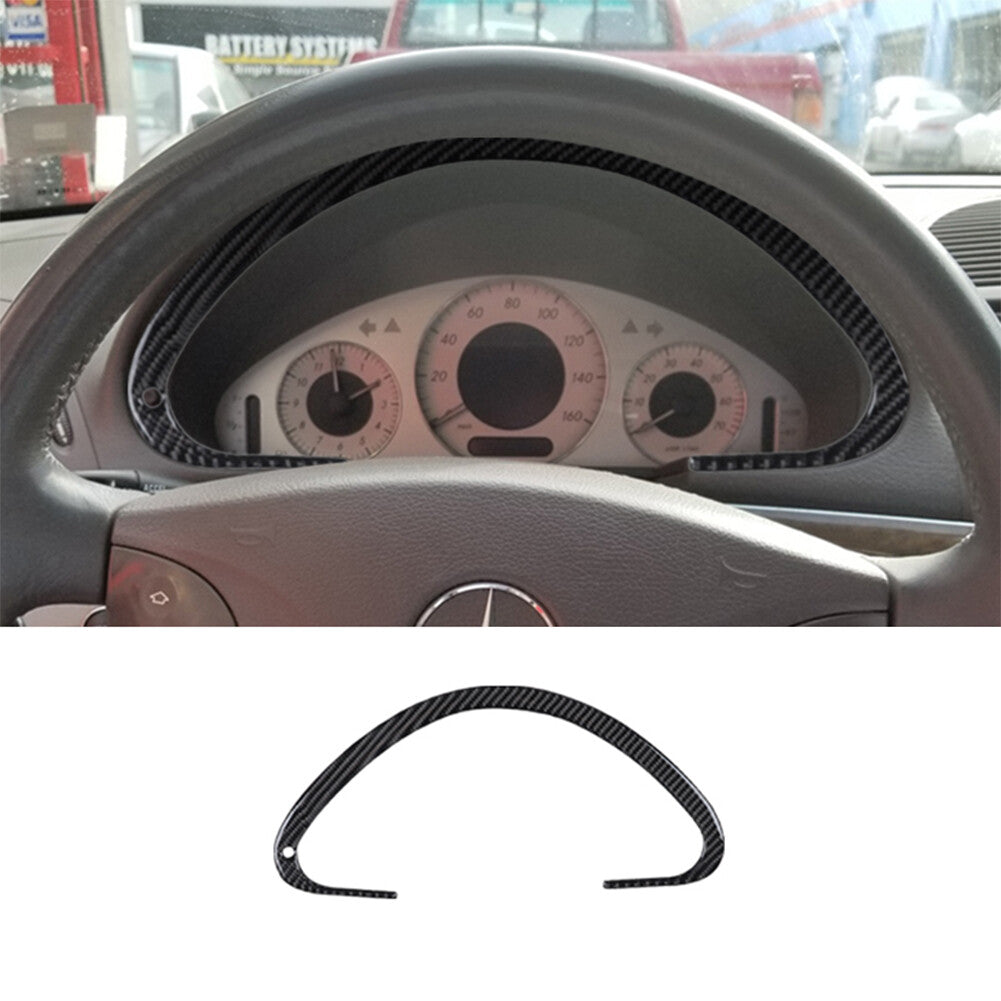 Carbon Fiber Speedometer Trim for Mercedes-Benz E-Class W211 2003-2009
