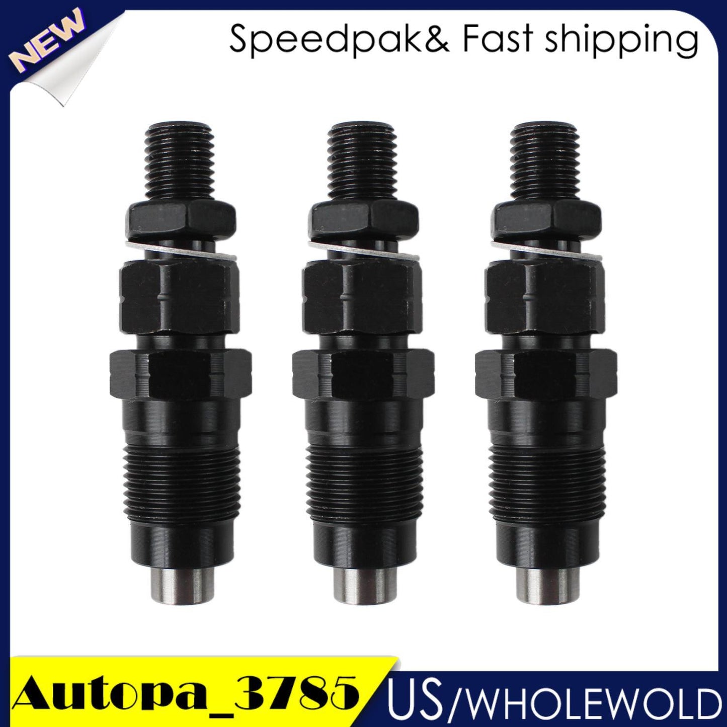 3PCS Fuel Injector 8941169342 for Isuzu Engine 3KC1 3KR1 3KB1 Hitachi EX12 EX15