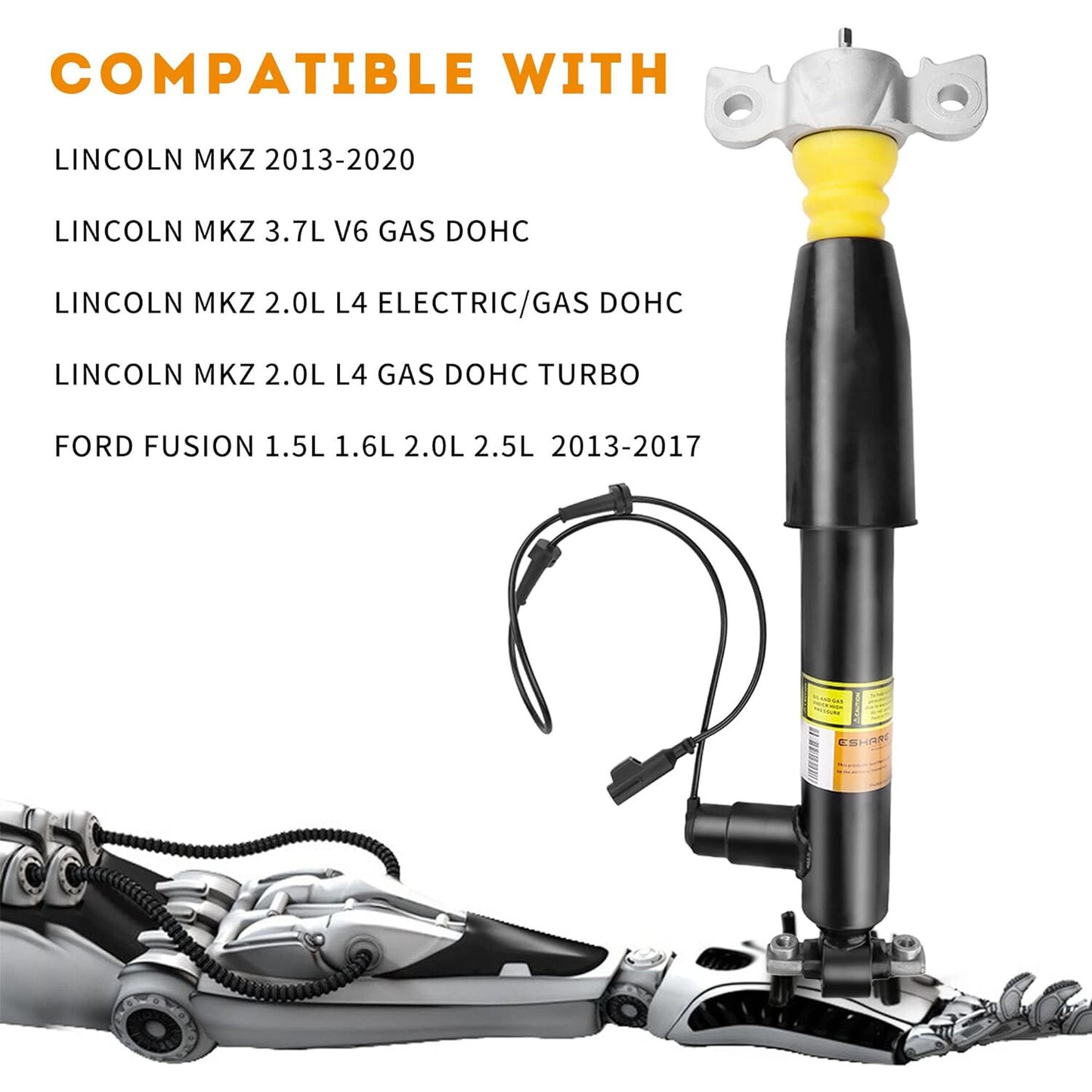 2-piece front shock absorber strut assembly with ADS for Mercedes W211 S211 E350 06-09