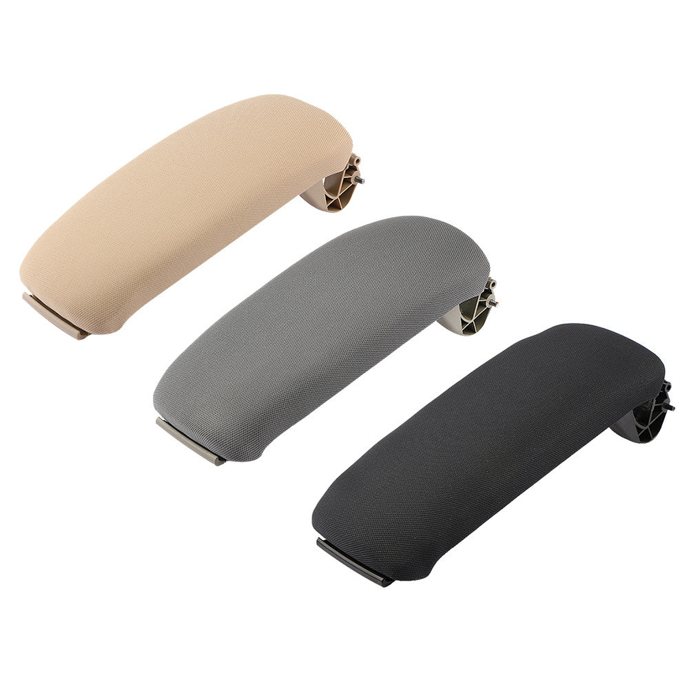 Suitable for Audi A3 8P 2003-2012 Fabric-padded center console cover, black.