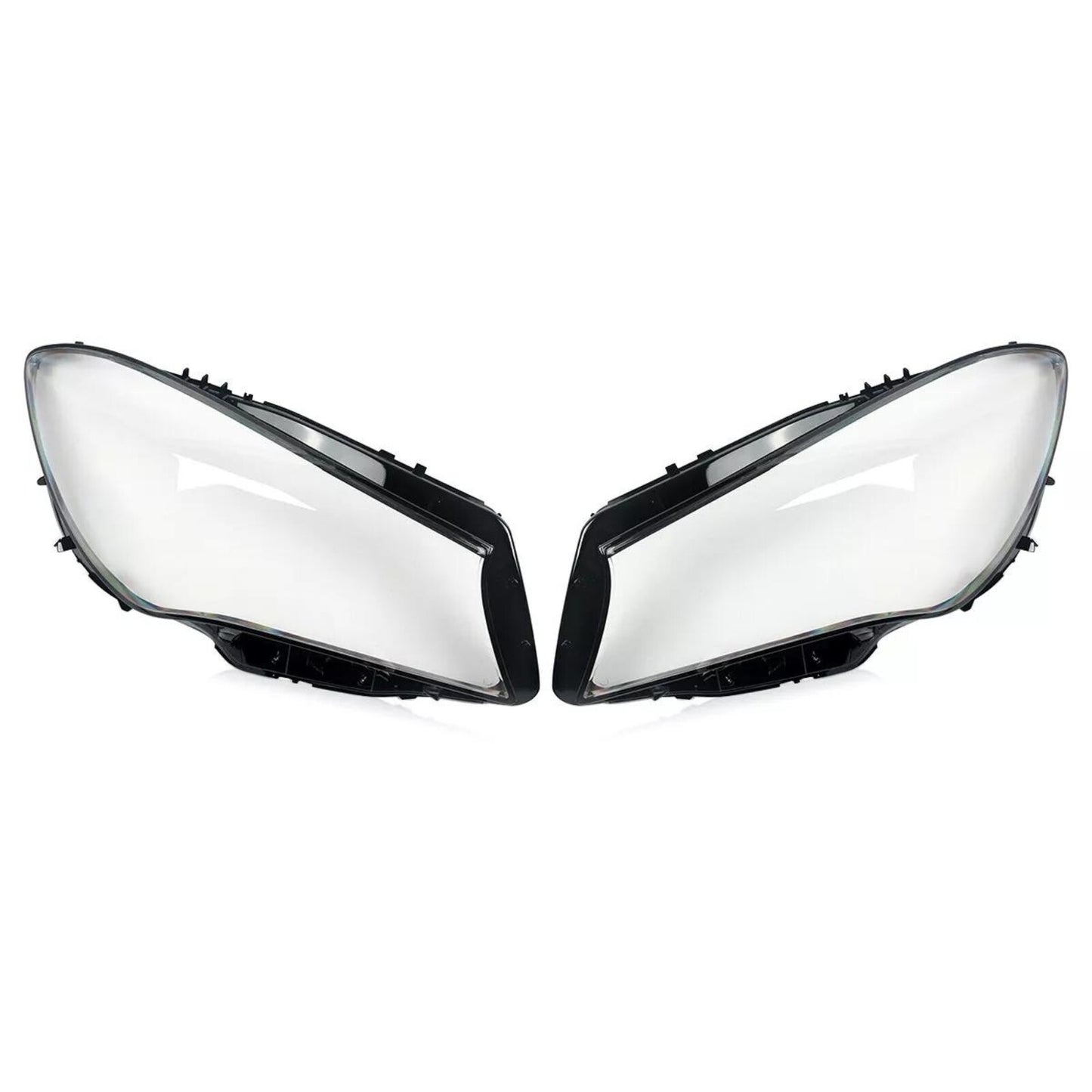 2-Piece Clear Headlight Lens Covers for Mercedes-Benz W117 CLA250 CLA45 (2016-2019)