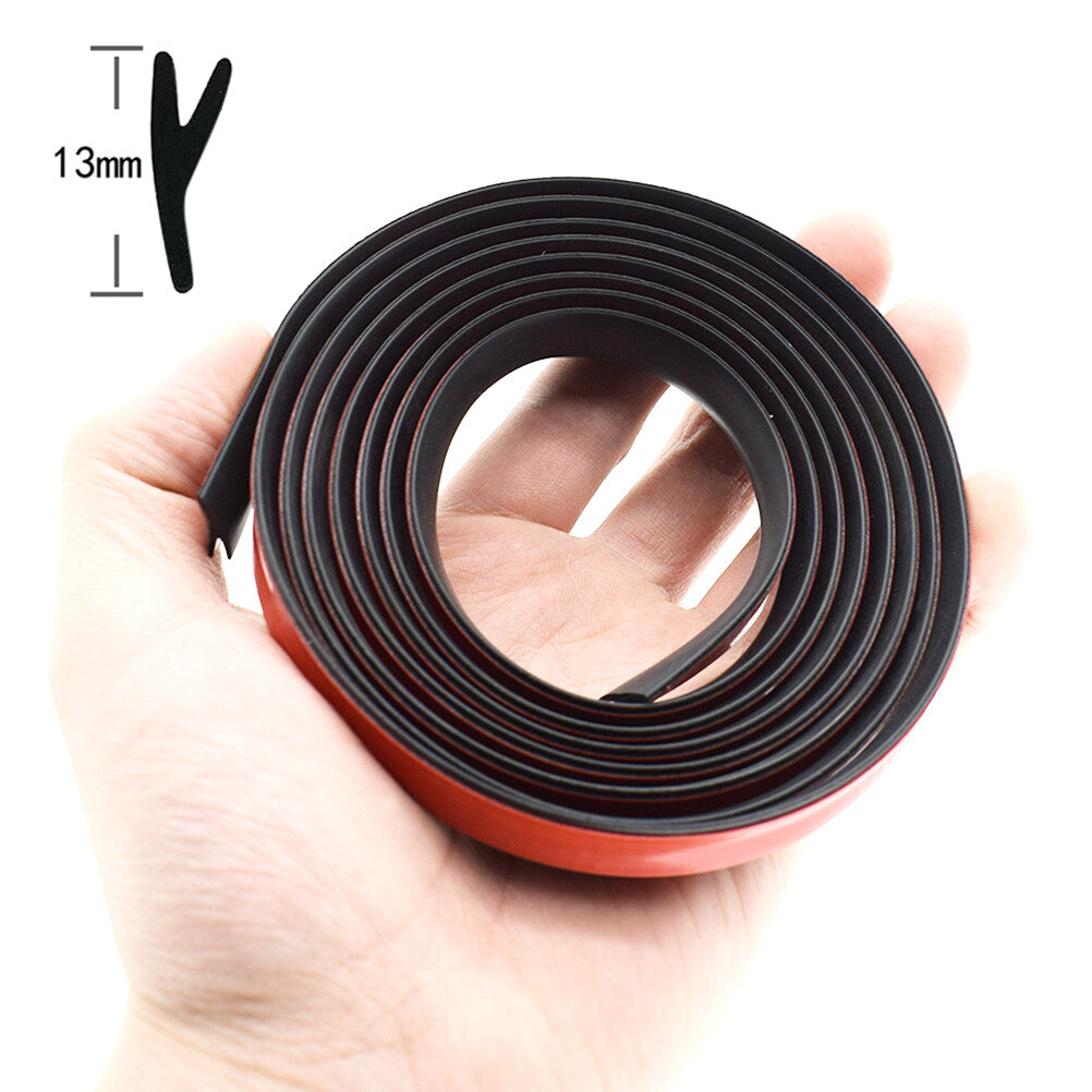 4M Y-Shape Car Rubber Gasket Edge Guard Strip Door Gasket Self Adhesive Door