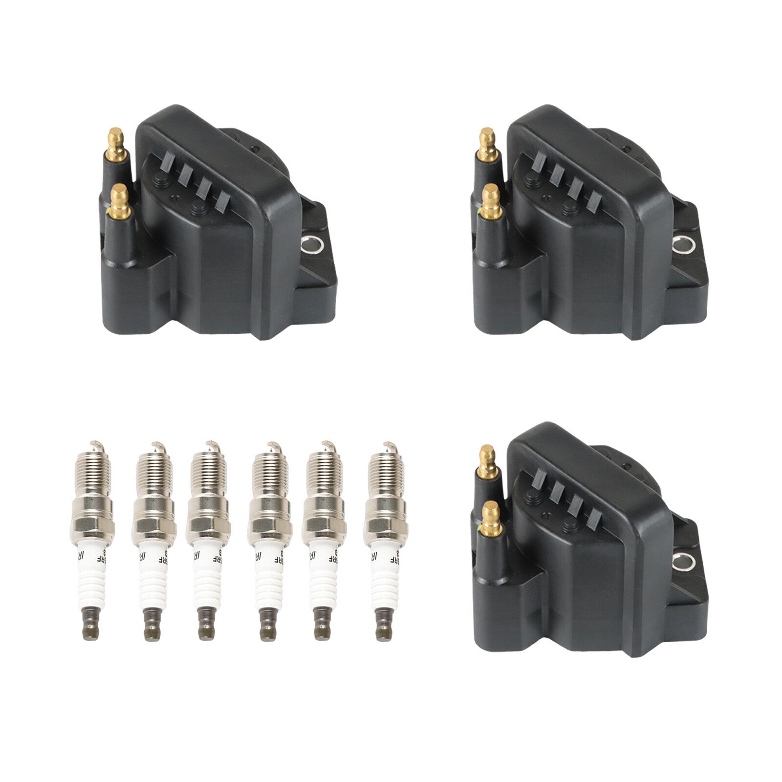 3x Ignition Coil  IRIDIUM Spark Plug Kits for Buick Allure 2005-2009 DR39+3951