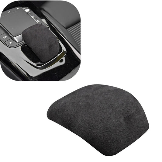 Black suede shift button trim for Mercedes-Benz A-Class 2018-2022