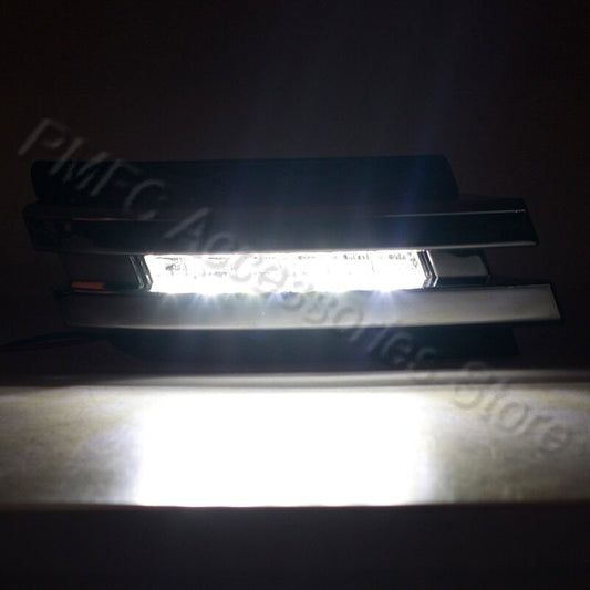 pair of DRL LED daytime running lights, cable-free automotive styling for Mercedes W164 ML350
