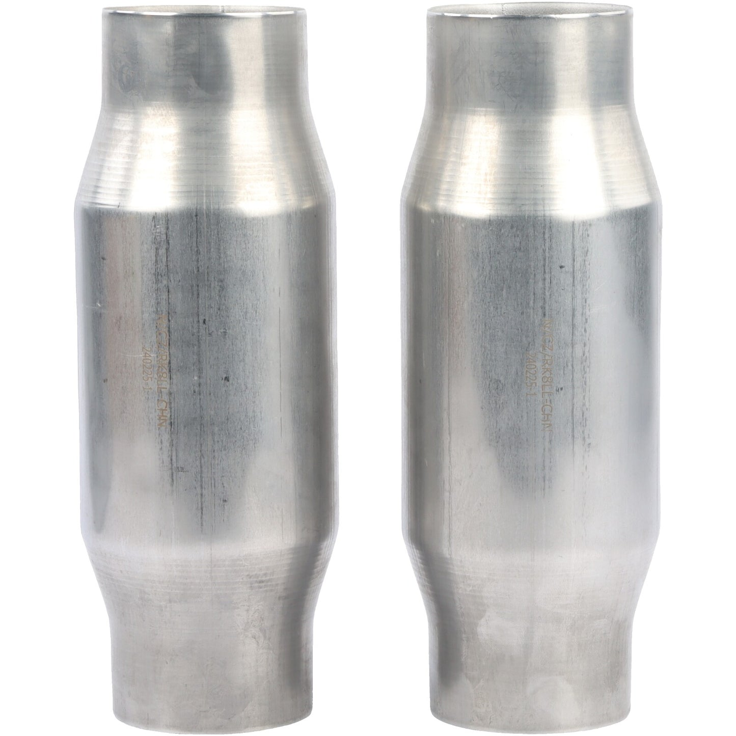 For 2PCS 3 Universal Catalytic Converter Stainless Steel Weld-On EPA OBDII