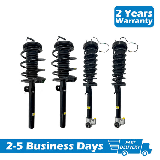 4PCS Front Rear Shock Struts Assembly w/EDC for BMW E38 740iL 750iL 1995-2001