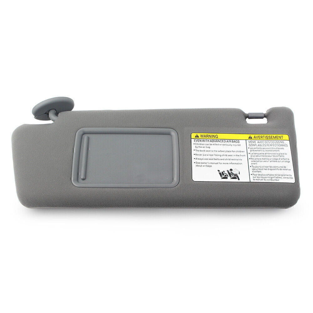 1X Grey Car Sun Visor W/O Light Left For 2005-2015 2014 2013 2012 for Toyota Tacoma