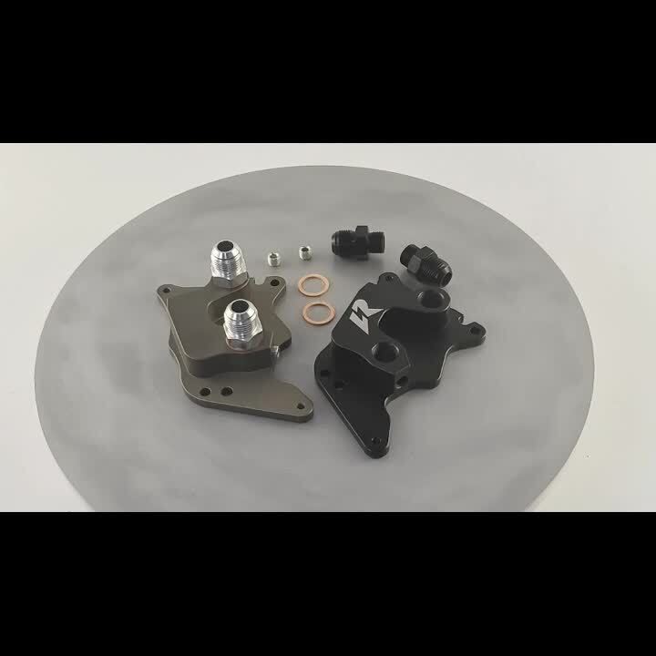 LR Oil Filter Adapter AN10 for BMW for Mini Cooper S Supercharger R56 1.6L 06-12 BK