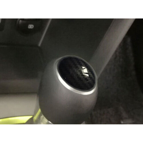 for Hyundai Kona 2018-2022 Carbon Fiber Console Gear Shift Knob Cover Trim Cap