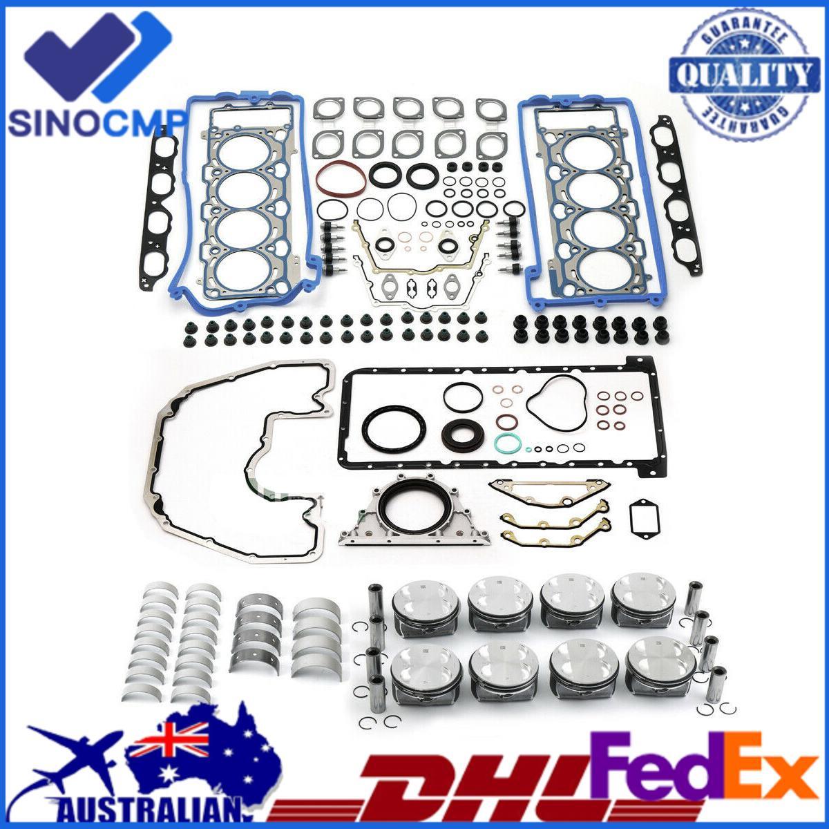 Engine Rebuilding Pistons Gaskets Overhaul Kit for BMW E63 E66 X5 550i N62B48