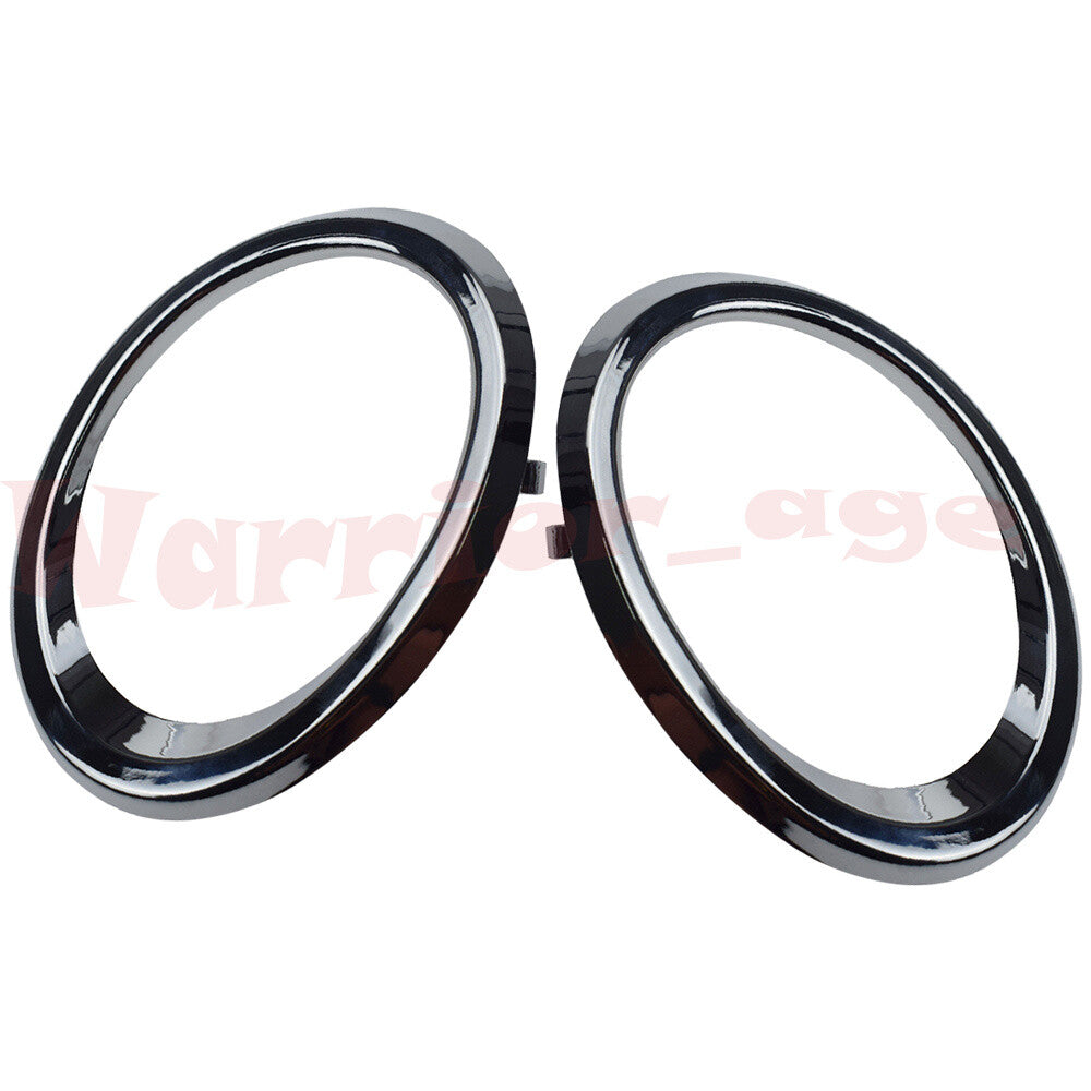 For 2012-14 for Toyota for Camry SE 2PCS Fog Light Lamp Bezel Covers Chrome Left+Right