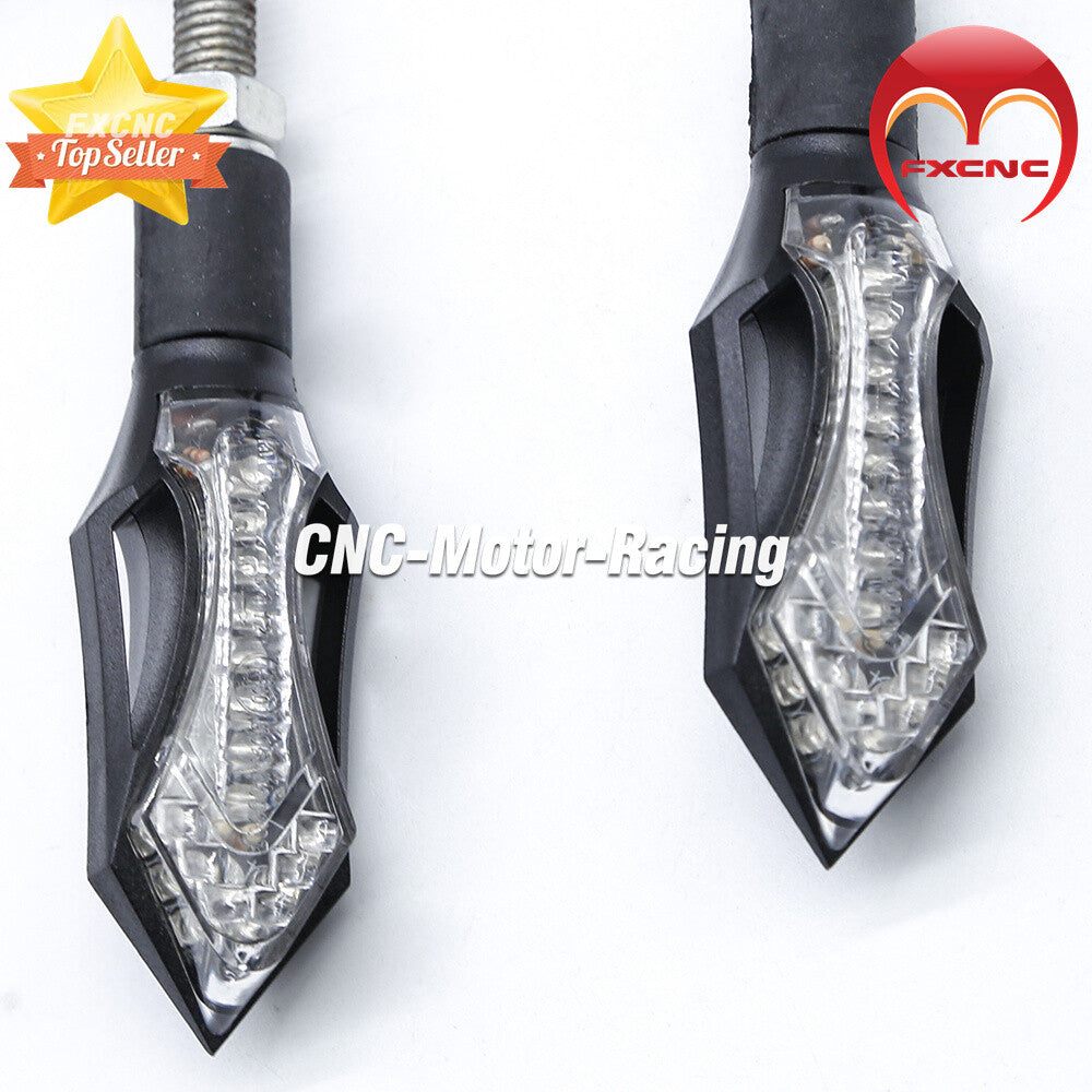 Motorcycle DC 12V 5.4W 4-Wire LED Flashing Turn Signal