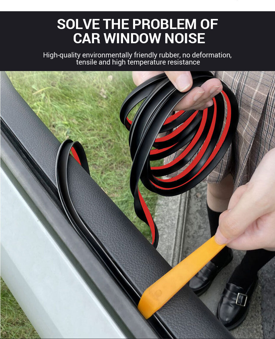 for ford  4M V-Shape Car Door Side Window Trim Edge Moulding Rubber Sealing Strip