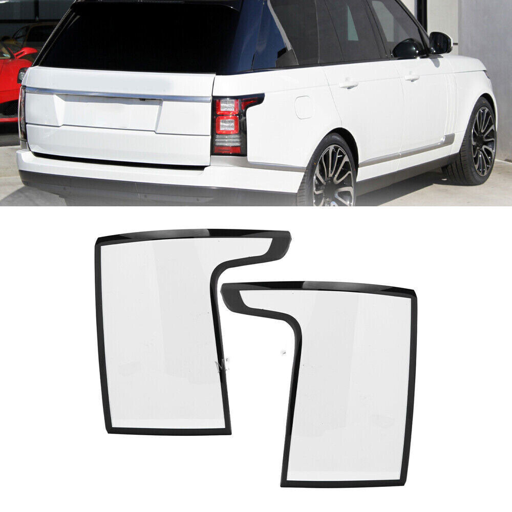 For Land for Range Rover L405 2013-2017 Rear Tail Light Lens Cover Clear Pair Kit