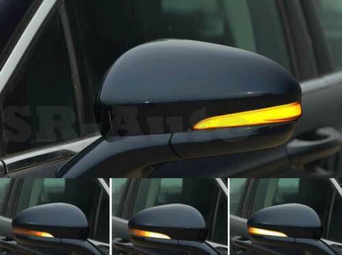 for Ford Mondeo Fusion 13-20 LED Turn Signal Side Rear Mirror Light Streamer 2X