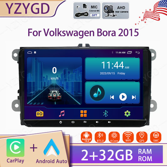 for Volkswagen for Bora 2015 Android Auto Carplay Car Stereo Radio Screen GPS Navi
