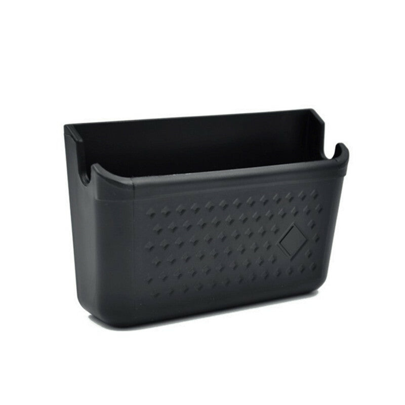 1P Universal Car Phone Holder Black Box Holder Pocket Organizer for Seat Bag Storage