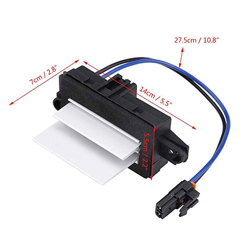 new resistor for Chevrolet Trailblazer Envoy 53-69738 front HVAC heater blower motor