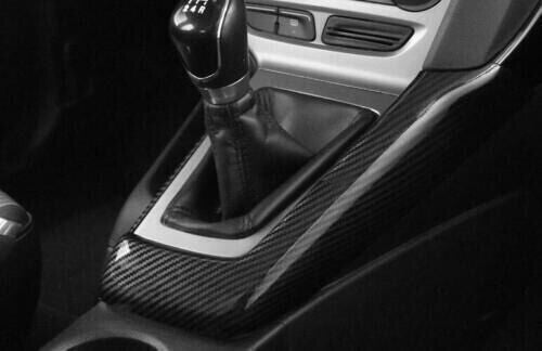 for Ford Focus 12-2014 ABS Carbon Fiber Central Console Gear Shift Frame Trim 1P