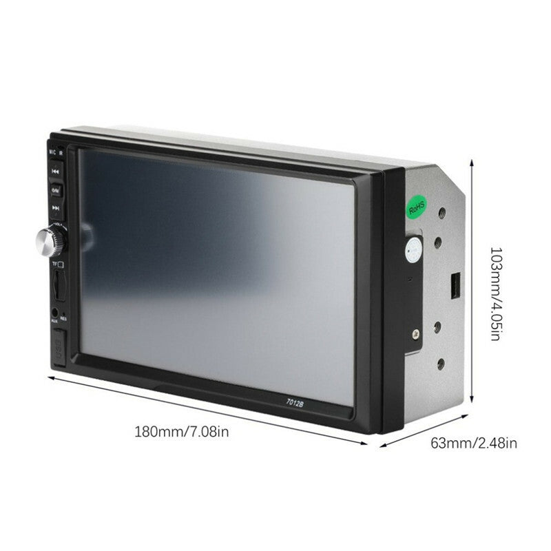 7in Screen Bluetooth Car Radio Stereo MP3 MP5 Audio Video Player Rearview Camera
