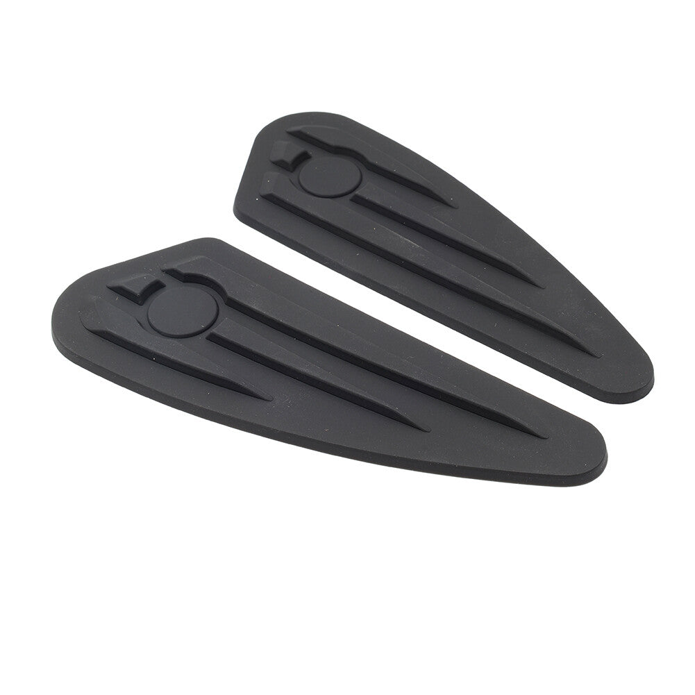 2X Universal Motorcycle Decals Tank Traction Pad Fuel Gas Knee Protection