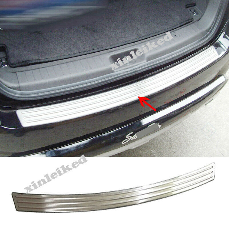 Stainless Rear Bumper Trim for Hyundai Santa Fe 2010-2012 Plate Sill Guard Cover