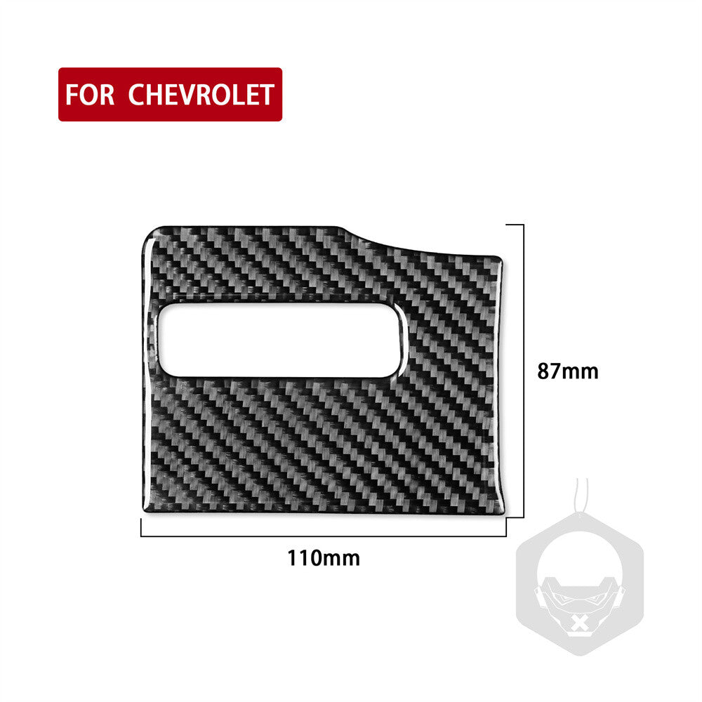 Carbon Fiber Headlight Switch Upper Trim for Chevrolet Colorado for GMC for Canyon 2015+