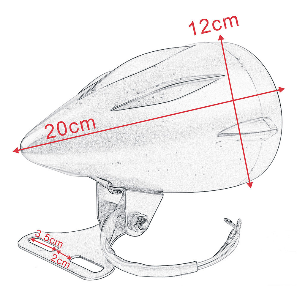Motorcycle4.5Inch Headlight Headlamp Lamp for Harley Bobber Chopper Custom for Honda