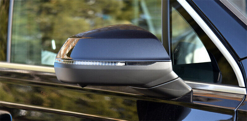 Right Black Rearview Mirror Shell Side Wing Mirror Cover for Audi Q7 2016-2020