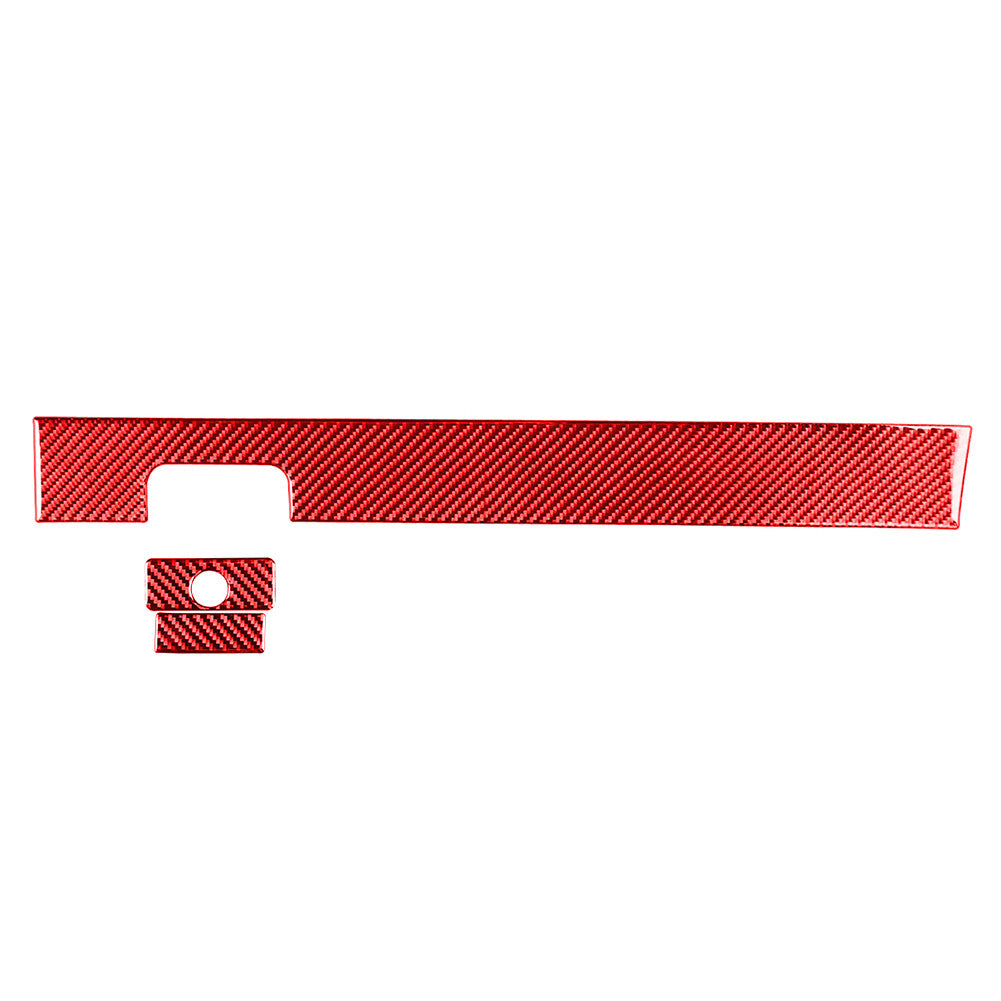 LHD for Co -Pilot Storage Glove Box Panel Cover Trim Fit for Toyota Tundra 2014-2021 Red