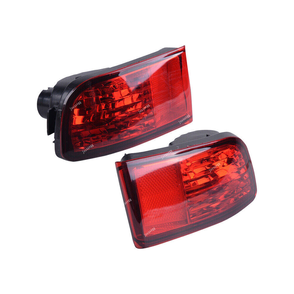 Rear RHLH Tail Bumper Fog Light Housing Fit for Toyota for Land Cruiser Prado 02-09 Red