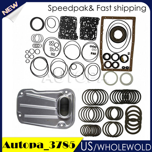 A750E A750F TB-50LS Super Master Rebuild KIT 03-UP Filter Piston Plates Bushing?