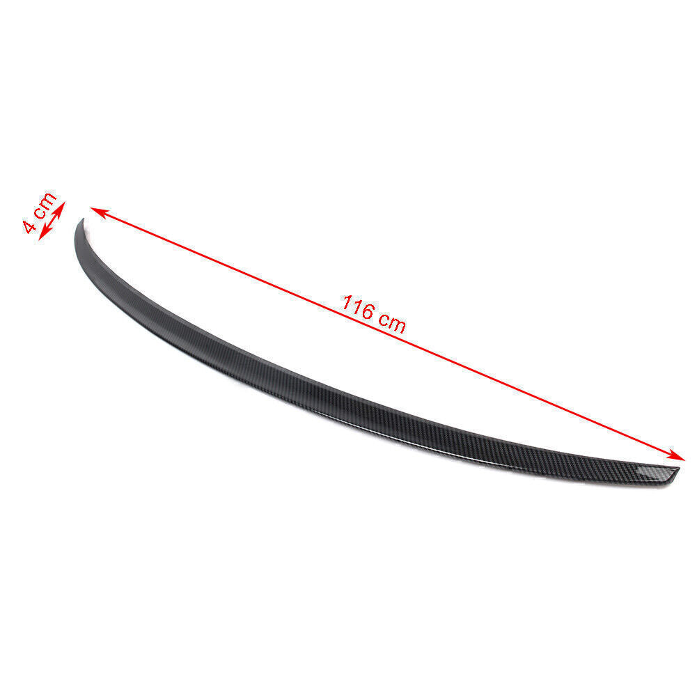 1X Carbon Fiber Car ABS Tail Wing Rear Trunk Spoiler For 2014-2019 2018 for AUDI A3