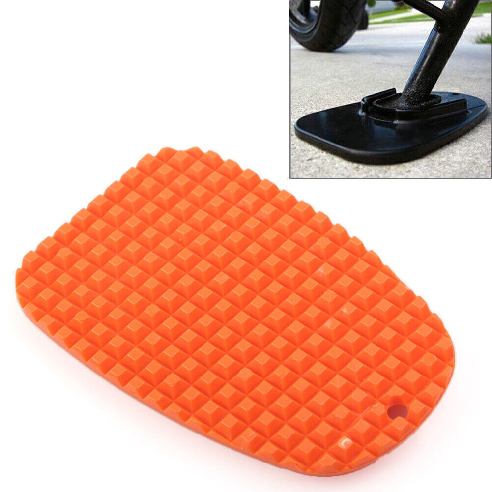Side Stand Kickstand Non-slip Plate Extension Support Foot Pad For Motorcycle
