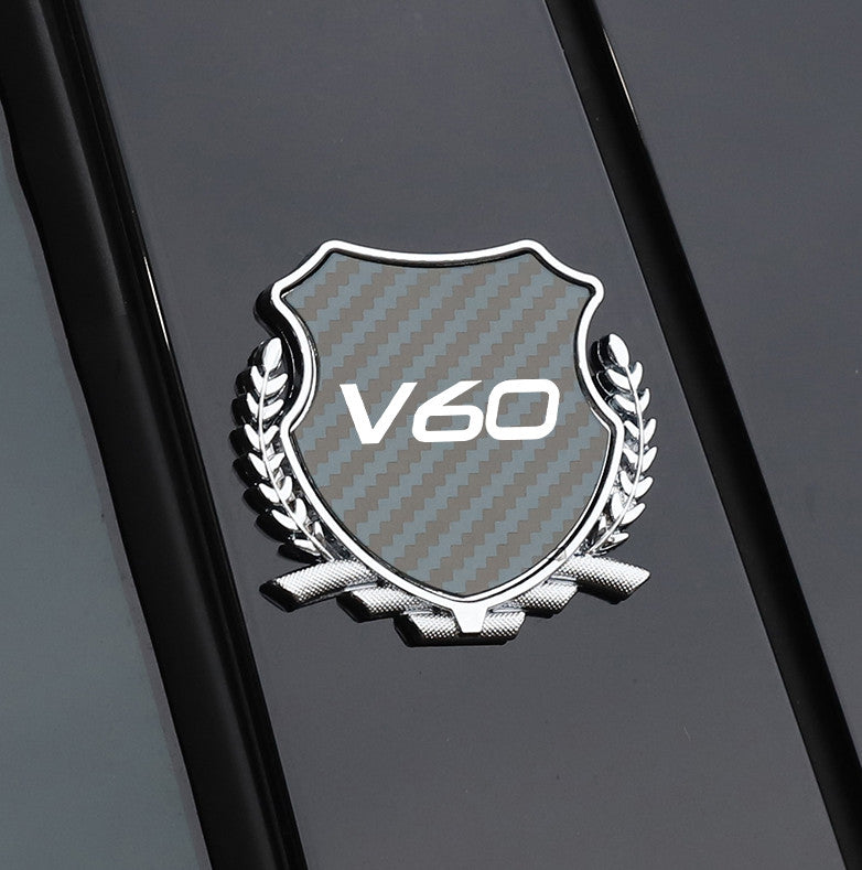 Suitable for Cadillac car body stickers, badges, logos, decals, letters, adhesive, blue