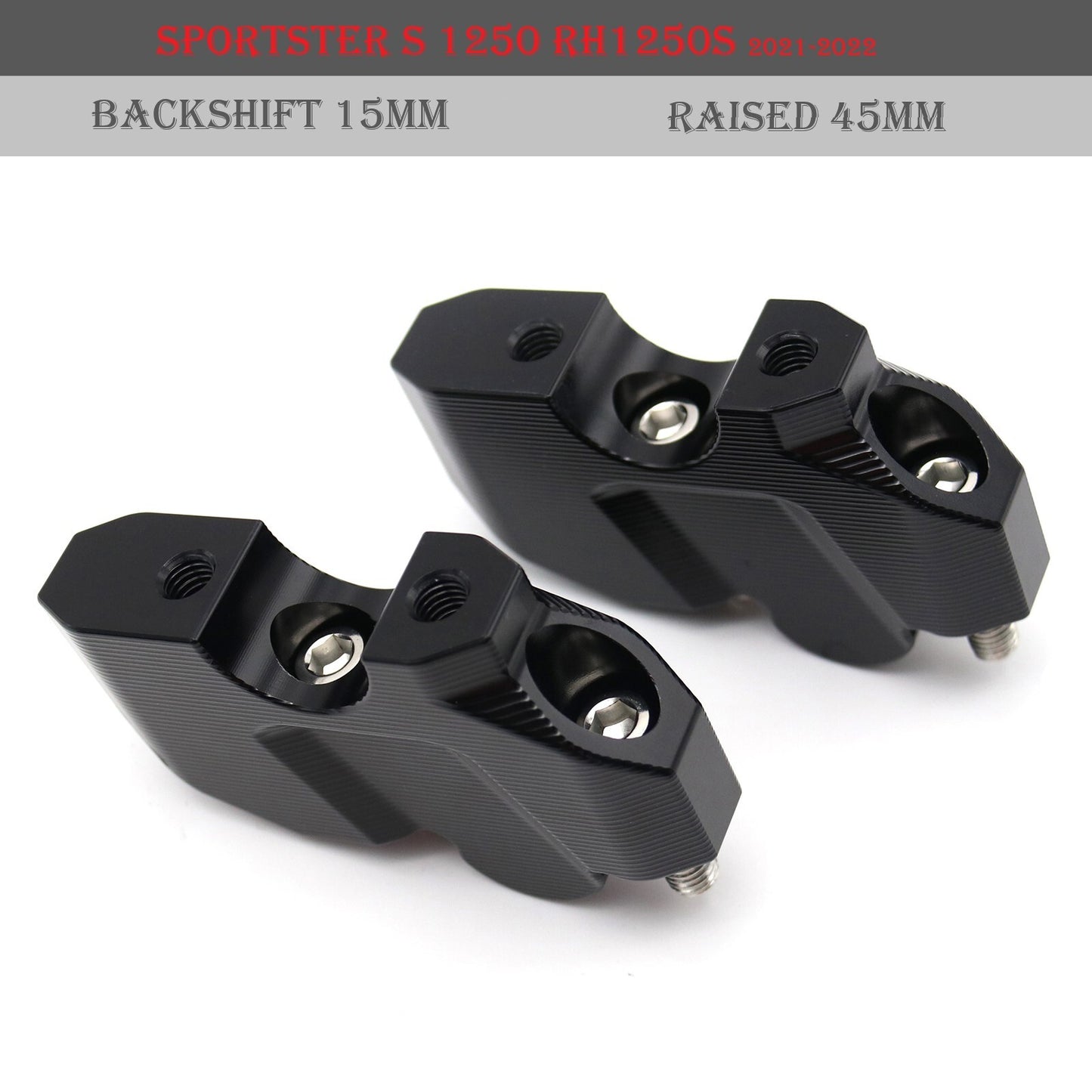 Handlebar Risers Clamp For Sportster S 1250 RH1250S 2021-2022 handlebar riser