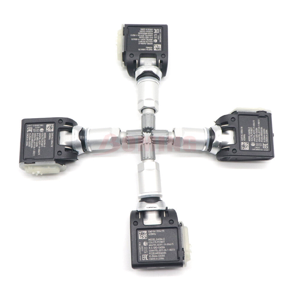 4PCS TPMS Tire Pressure Sensor for Chevrolet for Corvette 2022-2024 433MHz 13554170