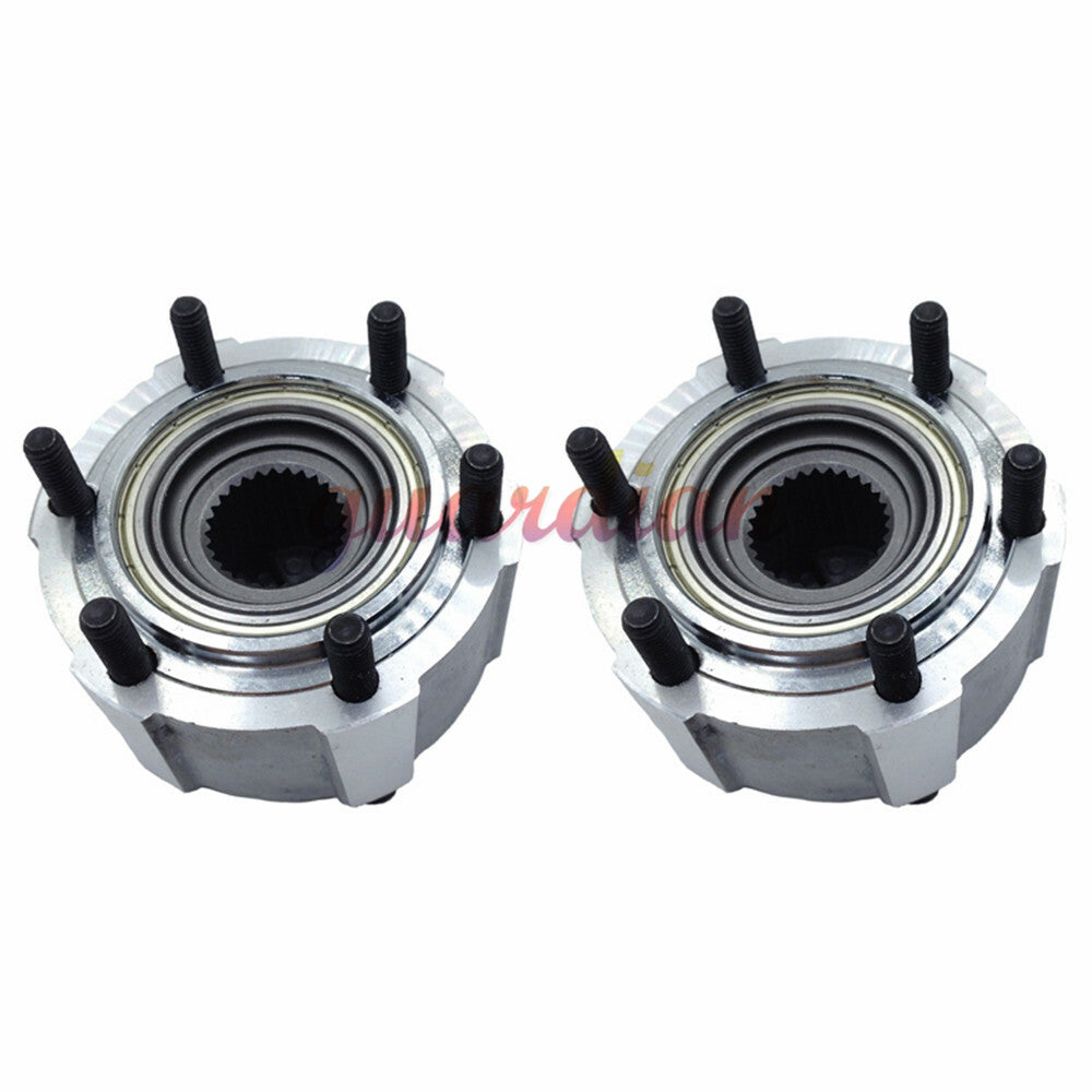 2x 28 spline/die manual locking hub for NISSAN pickup D21, Navara 90-up