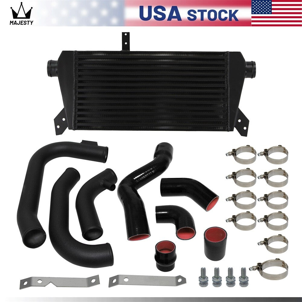 Front Mount Intercooler+Pipe Kit for Audi A4 1.8T Turbo B6 Quattro 2002-2006 BK