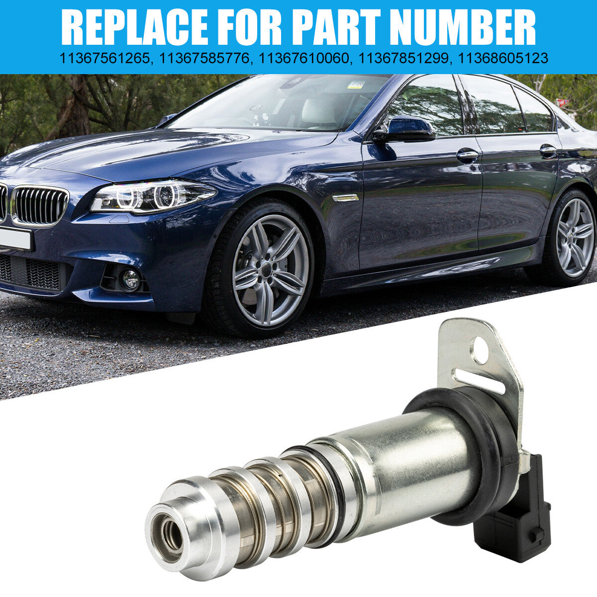 11368605123 Timing Control Valve VVT Solenoid for BMW 335i 535i 550i M3 X3 X5