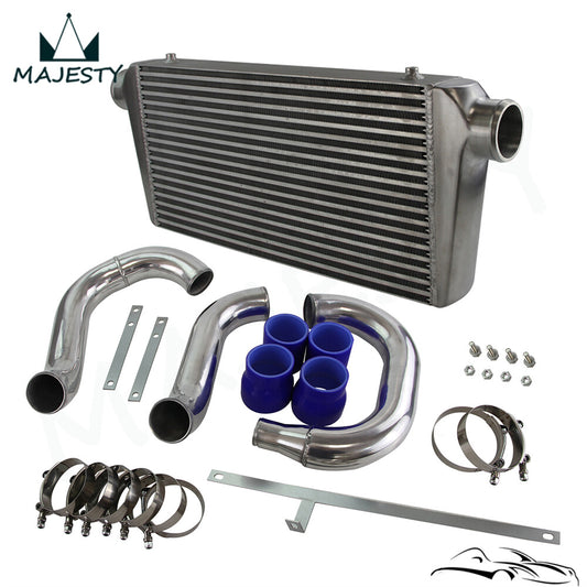 Front Mount Intercooler Kit for Mitsubishi Lancer EVO 4 5 6 CP9A 4G63 96-00 Blue